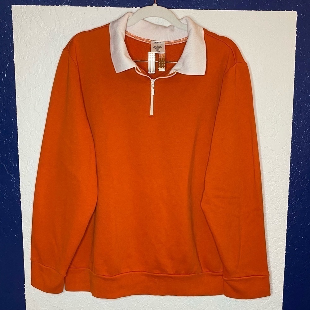 BRIGHT orange BLAIR sweater